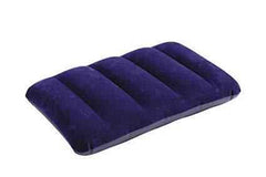 Inflatable Travel Pillow – Velvet Air Comfort (Blue) | PillowTrek