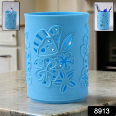 Pen Holder – Durable Plastic Mesh Desk Organizer Stand