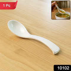 Plastic Soup Spoon – Deep Bowl with Ergonomic Handle