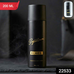 Signature Black Body Spray – Long Lasting Masculine Fragrance