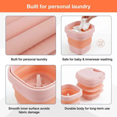 Portable Washing Machine – Foldable Mini Washer | Velvet Wipe
