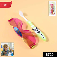 Kids Toothbrush with Fun Panda Design & Sunglasses Toy Set