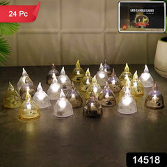 LED Candle Lights Set – 24 Premium Flameless Tealight Candles