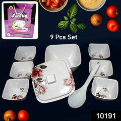 Plastic Dinner Set – 9-Piece Lightweight & Durable | Hector