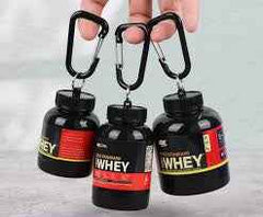 Mini protein holder keychain
