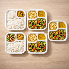 Compostable Bagasse 3-Compartment Meal Plate – Eco-Friendly & Sturdy