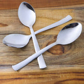 Dining Spoons Set of 3 – Rust-Resistant with Comfortable Grip