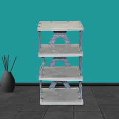 Foldable Shoe Rack – 4-Layer Space-Saving Storage | Organivo