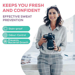 Underarm Sweat Pads – Highly Absorbent Disposable Cotton (10 Pack)