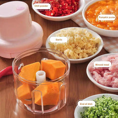 Electric Mini Garlic Chopper – USB Rechargeable 250ml | Quickslice