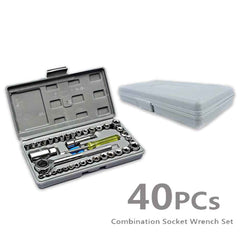 Socket Toolkit – 40-Piece Home & Auto Repair Set | Wagtail