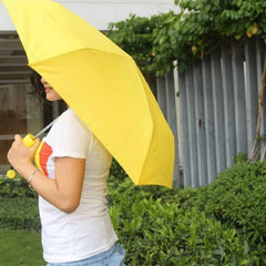 Banana Shaped Umbrella – Mini Foldable, UV Protection | DrizzlePro