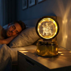 3D Crystal Ball LED Night Lamp – Elegant Spiritual Home Décor