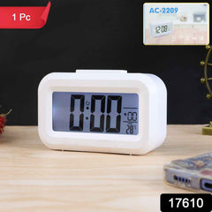 Digital LED Alarm Clock – Compact with Temperature & Night Light