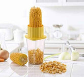 Corn Stripper – Easy Kernel Remover with Bowl | Indo Glow