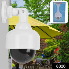 Dummy CCTV Camera – Realistic with Flashing LED & 360° Rotation | Safelix