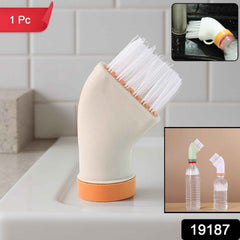 Bottle-Attachable Cleaning Brush – Ergonomic Deep Scrubber