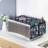 Microwave Oven Cover – Dust Protection with Utility Pockets | Tidy Table