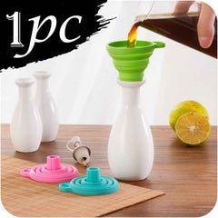 Silicone Funnel – Collapsible Kitchen Pouring Tool | Tidy Table