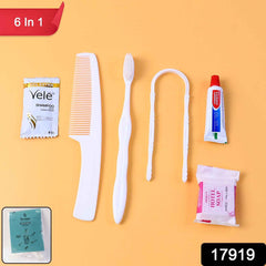 Hotel Guest Toiletry Kit – Complete 6-in-1 Travel & Hygiene Set