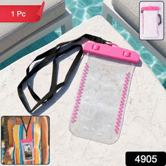 Waterproof Mobile Pouch Cover Ð Transparent & Secure with Lanyard