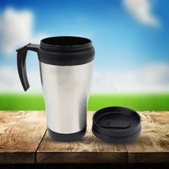 Insulated Coffee Mug – Stainless Steel Double Wall, With Lid & Handle | Mug Wala