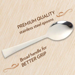 Dining Spoons 3 Pc Set – Rust-Resistant & Comfortable Grip