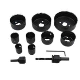 Hole Saw Kit 19-64mm – Carbon Steel Wood Drilling | BoltForce