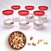 Air Tight Kitchen Storage Container – 1100ml Set of 6 | Velvet Wheels