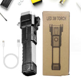 Rechargeable LED Torch – Emergency Hammer & Glass Cutter | Indo Glow