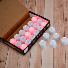 Red LED Tealights – Flameless & Smokeless for Diwali Decor | Styleva