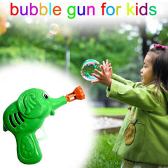 Elephant Bubble Gun Toy – Fun Hand-Press Bubble Maker for Kids