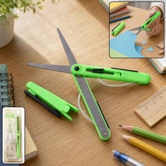 School Craft Scissors Pen Shape Portable Safety Cutter for Kids (1 Pc)