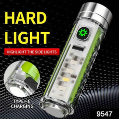 Rechargeable Flashlight – USB Mini LED Torch with Zoom | Poravar