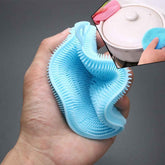 Silicone Dish Scrubber – Mildew-Free & Flexible | Velvet Wipe