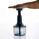Ganesh Push Chopper with lock-unlock mechanism and 725ML transparent bowl