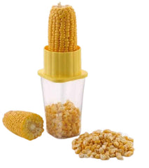 Corn Stripper – Easy Kernel Remover with Bowl | Indo Glow