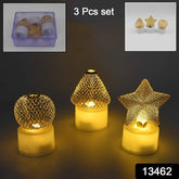 Flameless LED Candles – Safe Decorative Diya Set | Giftoiza