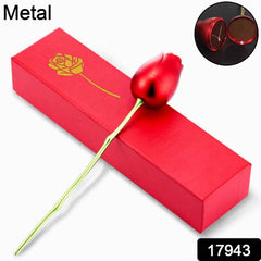 Red Rose Jewelry Box – Romantic Metal Gift | Glimmerly