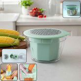 Manual Vegetable Grater – Multipurpose Shredder with Storage Bowl