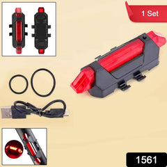 Bicycle LED Tail Light – USB Rechargeable High Visibility Safety Light