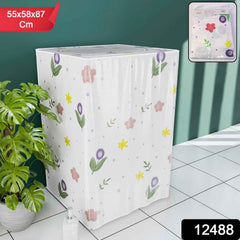 Top Load Washing Machine Cover – Printed, Waterproof & Dustproof (55×58×87 cm)