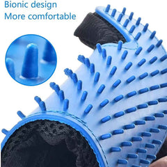Pet Grooming Deshedding Glove – Gentle Fur Removal & Massage
