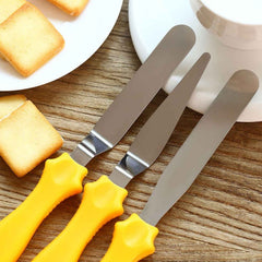 Cake Icing Spatula Set – Stainless Steel Pallet Knives | Indo Glow