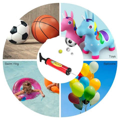Sports Ball Pump 24CM – Portable Hand Pump for Inflatables | FitFuzion