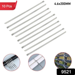 Stainless Steel Cable Tie – Multipurpose 10-Pc Set | wipe tech