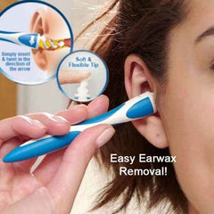 Silicone Earwax Remover – 16 Soft Tips for Safe Cleaning | XcelSafe