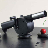 BBQ Air Blower Fan – Portable Hand Crank for Charcoal Grills | Velvet Wheels