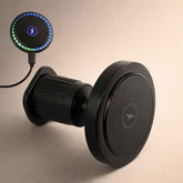 Magnetic Car Charger – Wireless Phone Mount with RGB Lights | Phonixio