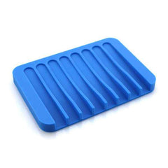 Silicone Soap Holder – Self-Draining Dish for Shower | VelvetBubbles